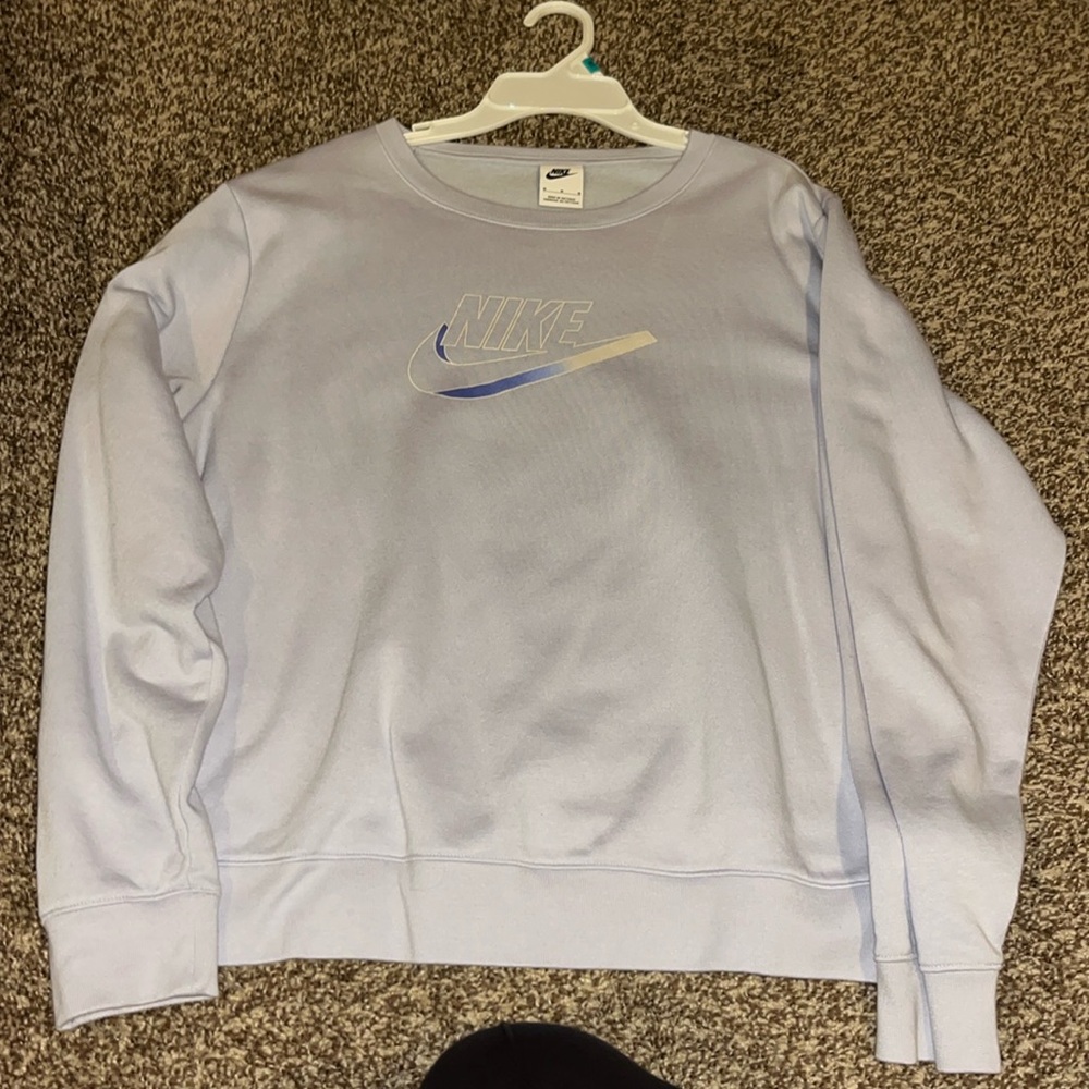 Nike baby blue crew neck